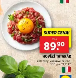 Lidl HOVĚZÍ TATARÁK nabídka