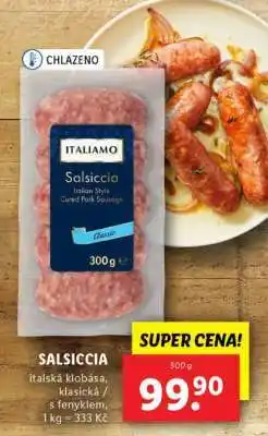 Lidl Salsiccia nabídka