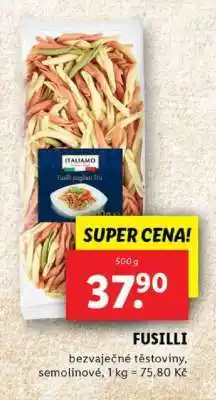 Lidl FUSILLI nabídka