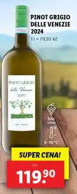 Lidl PINOT GRIGIO DELLE VENEZIE 2024 nabídka