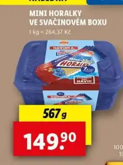 Lidl MINI HORALKY VE SVAČINOVÉM BOXU nabídka