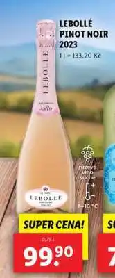 Lidl LEBOLLÉ PINOT NOIR 2023 nabídka