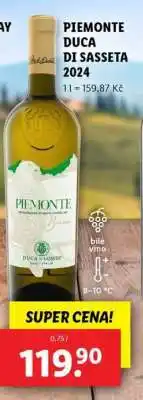 Lidl PIEMONTE DUCA DI SASSETA 2024 nabídka