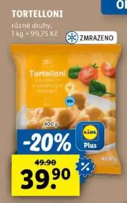 Lidl Tortelloni nabídka