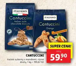 Lidl CANTUCCINI nabídka