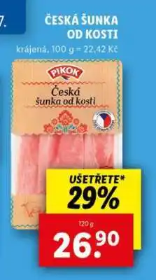 Lidl ČESKÁ ŠUNKA OD KOSTI nabídka