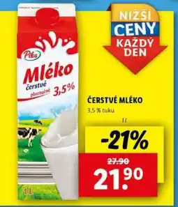 Lidl Pilos Mléko čerstvé plnotučné 3,5% nabídka