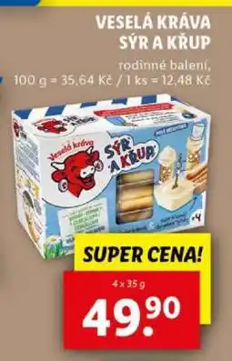 Lidl Veselá kráva Sýr a Křup nabídka