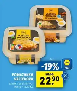 Lidl Pomazánka vajíčková nabídka