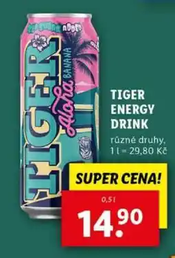 Lidl Tiger Energy drink nabídka