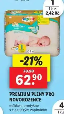 Lidl PREMIUM PLENY PRO NOVOROZENCE nabídka