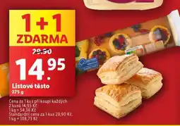 Lidl Listové těsto nabídka