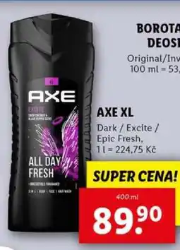 Lidl AXE XL nabídka