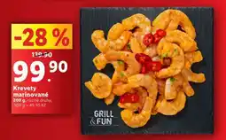Lidl Krevety marinované nabídka