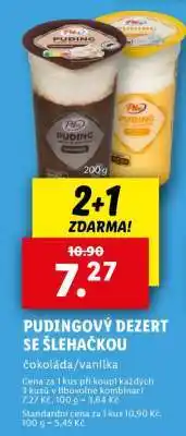 Lidl Pudingový dezert se šlehačkou nabídka