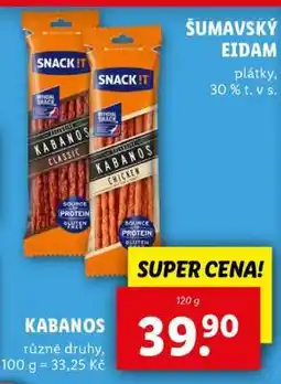 Lidl KABANOS nabídka