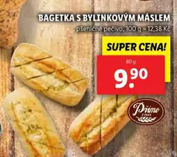 Lidl BAGETKA S BYLINKOVÝM MÁSLEM nabídka