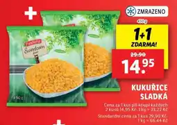 Lidl Kukuřice sladká nabídka