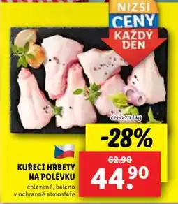 Lidl KUŘECÍ HŘBETY NA POLÉVKU nabídka