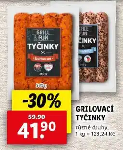 Lidl GRILOVACÍ TYČINKY nabídka