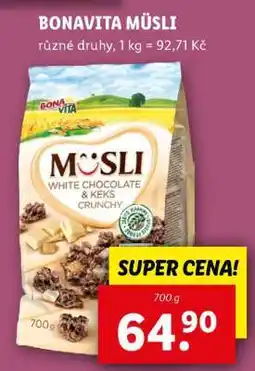 Lidl Bonavita Müsli nabídka