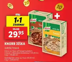 Lidl KNORR JÍŠKA světlá/tmavá nabídka