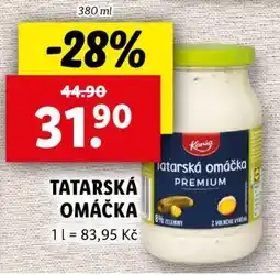 Lidl Tatarská omáčka nabídka
