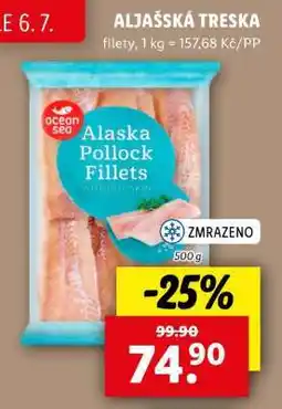 Lidl OCEAN SEA ALJAŠSKÁ TRESKA nabídka