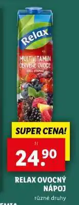 Lidl RELAX ovocný nápoj nabídka