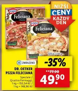 Lidl DR. OETKER Pizza Feliciana nabídka