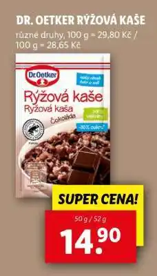 Lidl Dr. Oetker Rýžová kaše nabídka