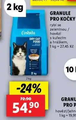 Lidl Coshida Granule pro kočky nabídka