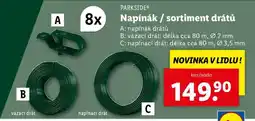 Lidl PARKSIDE Napínák / sortiment drátů nabídka