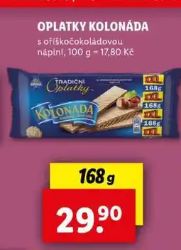 Lidl OPLATKY KOLONÁDA nabídka