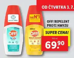 Lidl OFF! REPELENT PROTI HMYZU nabídka