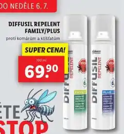 Lidl DIFFUSIL REPELENT FAMILY / PLUS nabídka