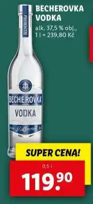 Lidl Becherovka Vodka nabídka
