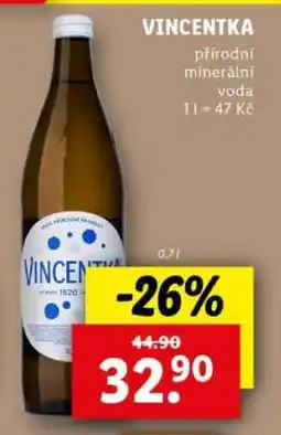 Lidl VINCENTKA nabídka
