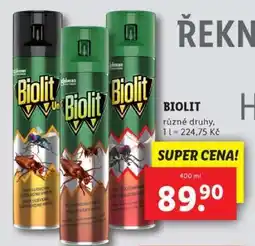 Lidl BIOLIT nabídka