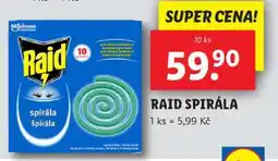 Lidl RAID SPIRÁLA nabídka