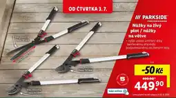 Lidl Parkside Nůžky na živý plot / nůžky na větve nabídka