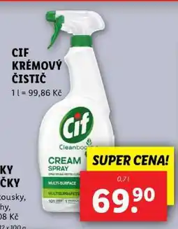 Lidl Cif KRÉMOVÝ ČISTIČ nabídka