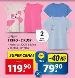 Lidl LUPILU TRIKO – 2 KUSY nabídka
