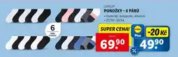 Lidl LUPILU PONOŽKY – 6 PÁRŮ nabídka