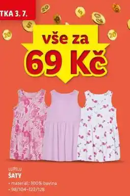 Lidl LUPILU Šaty nabídka