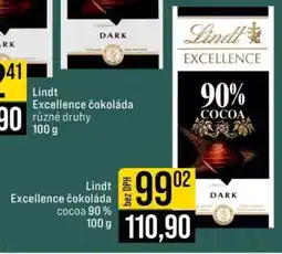 Jip Lindt Excellence čokoláda cocoa 90 % nabídka