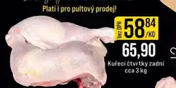 Jip Kuřecí čtvrtky zadní nabídka