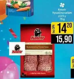 Jip Kmotr Vysočina salám plátky nabídka