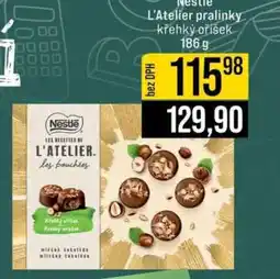 Jip Nestlé L'Atelier pralinky křehký oříšek 186 g nabídka