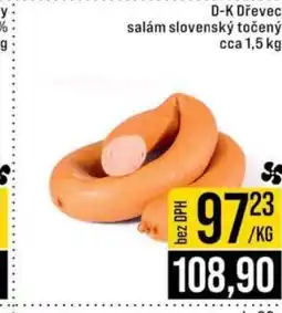Jip D-K Dřevěc salám slovenský točený nabídka